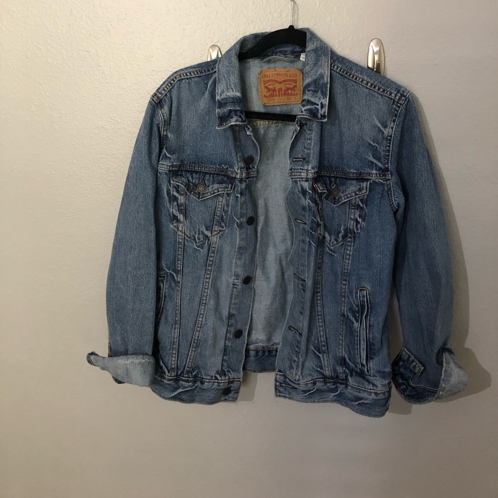 Jean jacket-boy friend fit